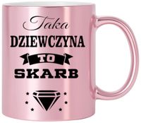 KUBEK RÓŻOWY PREMIUM DLA ŻONY KOLEŻANKI DZIEWCZYNY WALENTYNKI URODZINY