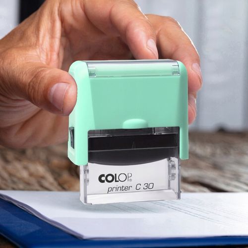 COLOP C30 Pieczątka do 6 wersów FIRMOWA LEKARSKA IMIENNA BIUROWA - kolory na Arena.pl