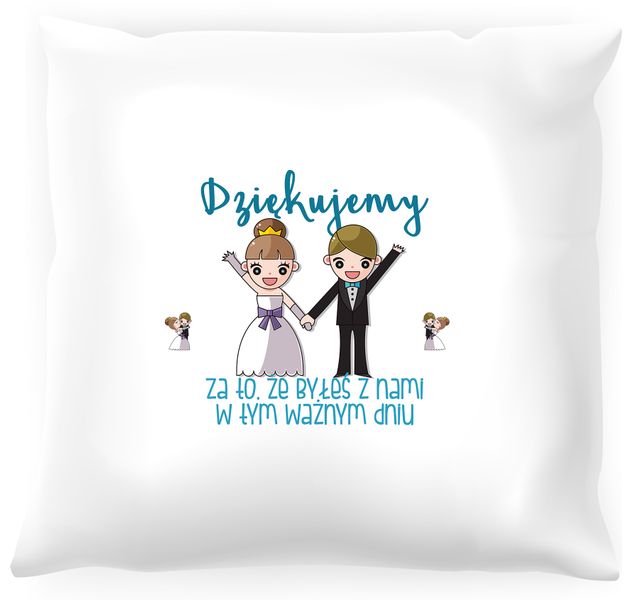 Poduszka - Podziękowania dla gości #04 zdjęcie 1