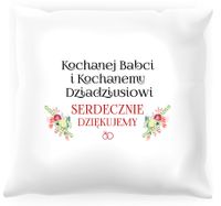 Poduszka personalizowana -  Podziękowania dla dziadków #03