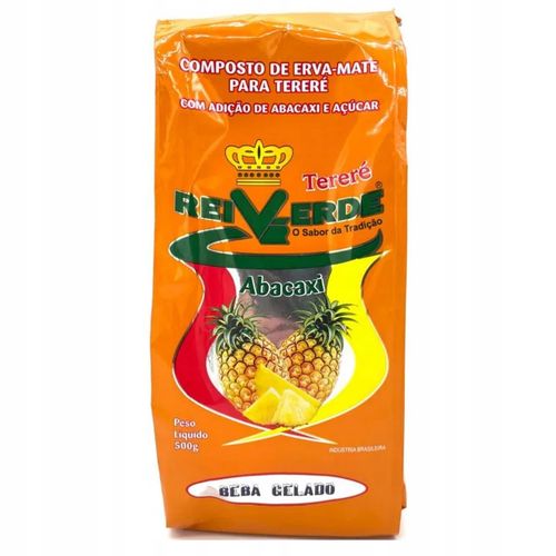 Yerba Mate Rei Verde Brazylijska Ananasowa TERERE Erva - Mate 500g 0,5kg na Arena.pl