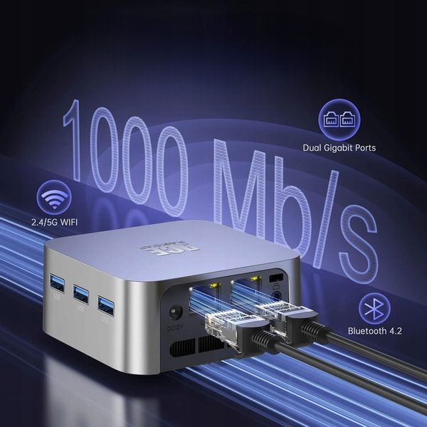 Mini Komputer INTEL Alder Lake N95 - DDR5 16GB - 512GB M.2 - Windows 11 PRO zdjęcie 8