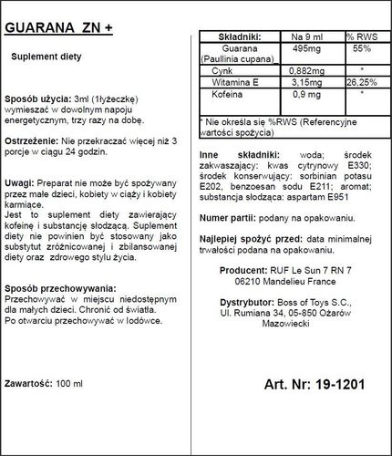 guarana silny ekstrakt na energię podniecenie sex na Arena.pl
