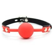 Ball Gag + Block (Rosso)