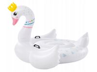 INTEX 57562 DMUCHANY MATERAC DO PŁYWANIA ZABAWKA ŁABĘDŹ 188cm x 124cm