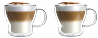 FILIŻANKI 4 TERMICZNE KAWY HERBATY LATTE BOLLA 370