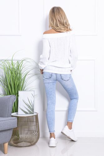 Sweter F709 Biały S/M na Arena.pl