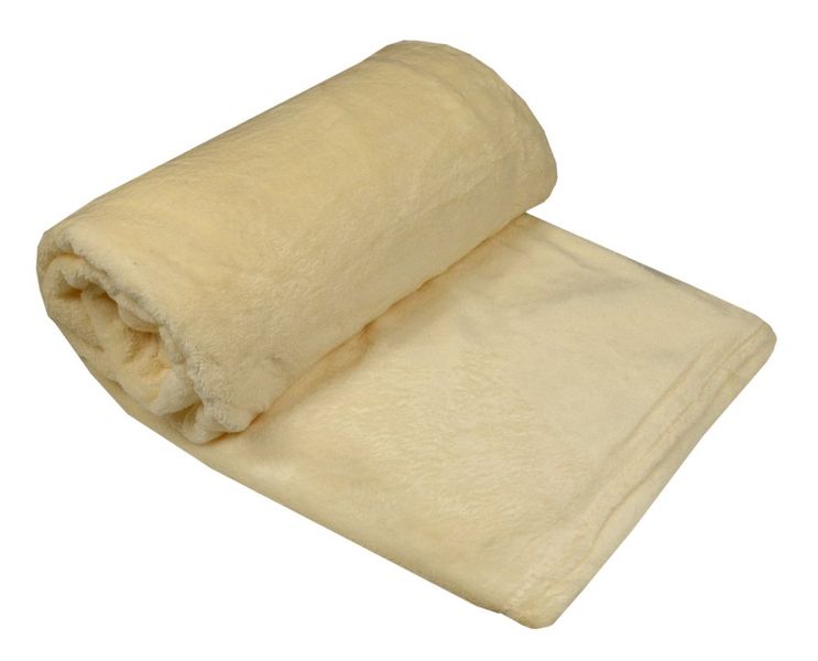 Ciepły Koc Z Microfibry 160X210 Krem 9 zdjęcie 1