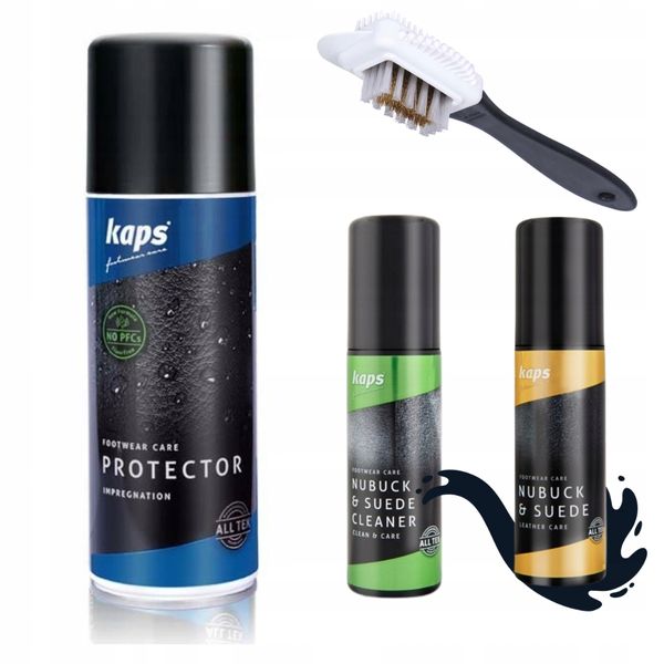 KAPS ZESTAW DO OBUWIA ZAMSZOWEGO I NUBUKU GRANATOW zdjęcie 1