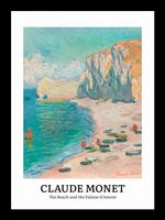 Plakat 13x18cm Design The Beach, Monet Vintage do Salonu