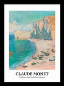 Plakat 13x18cm Design The Beach, Monet Vintage do Salonu