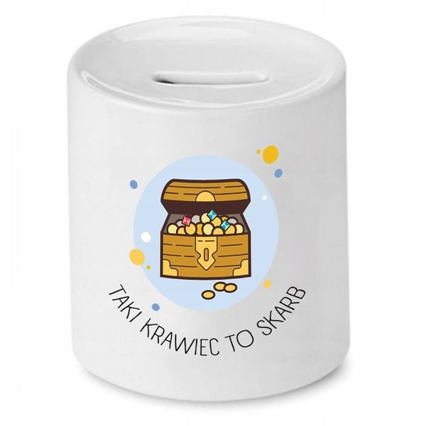 Skarbonka Dla Krawcowej Krawca To Skarb Prezent Z Nadrukiem Ze Zdjęciem zdjęcie 1