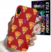 ETUI CASE DO XIAOMI NOTE 7 - PIZZA DAMSKIE WZORY PĄCZKI PIANKI PLECKI