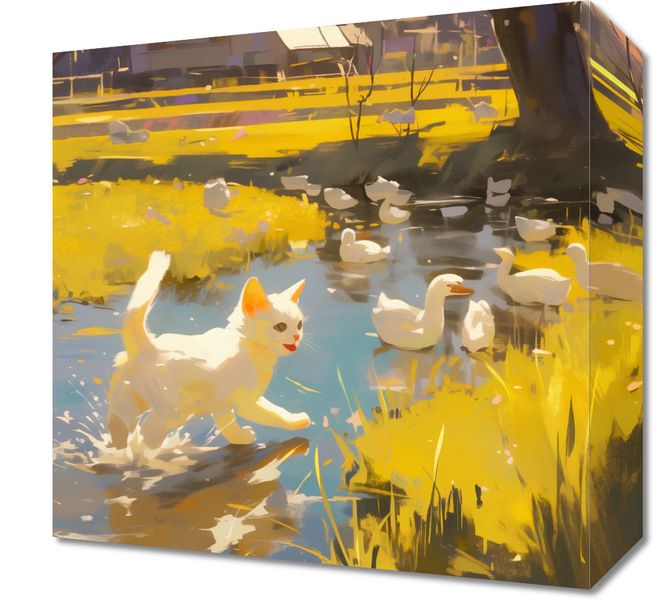 Obraz 30x30cm Słońce na Wsi zdjęcie 1