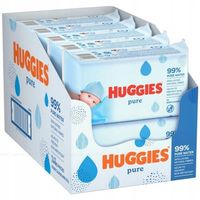 HUGGIES PURE Water 99% chusteczki NAWILŻANE mokre 10 x 72