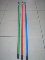 kij metalowy z gwintem czerwony110cm