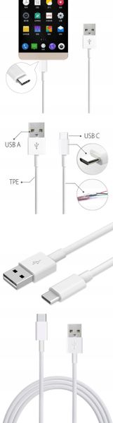 Orygin. Kabel Huawei Ap51 Usb Typ C - P9 / P9 Lite zdjęcie 3