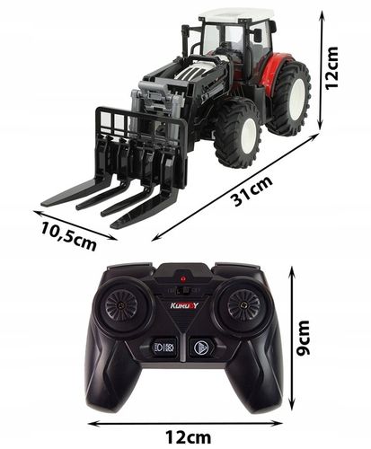 OGROMNY TRAKTOR ZDALNIE STEROWANY RC CIĄGNIK NA PILOT FARMA OŚWIETLENIE na Arena.pl