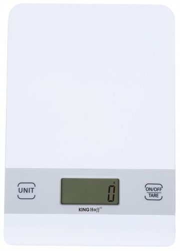 Waga Kuchenna Elektroniczna Prcyzyjna BIAŁA 1g / 5kg Cyfrowa KING Hoff na Arena.pl