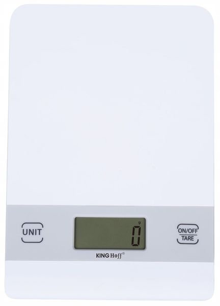 Waga Kuchenna Elektroniczna Prcyzyjna BIAŁA 1g / 5kg Cyfrowa KING Hoff zdjęcie 4