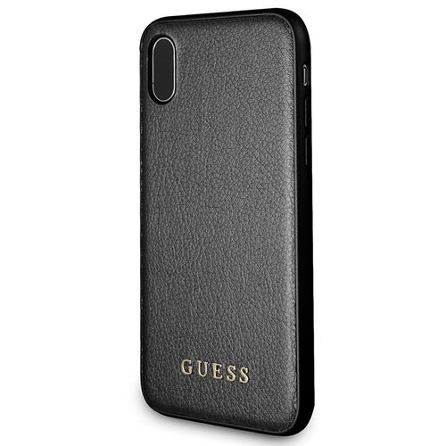 Guess Iridescent - Etui iPhone X (czarny) na Arena.pl