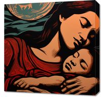 Obraz 60x60cm Matczyne Więzi