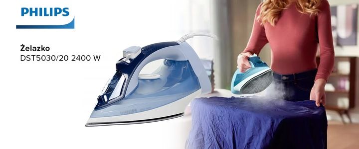 Żelazko parowe Philips DST5030/20 SteamGlide 2400W zdjęcie 3
