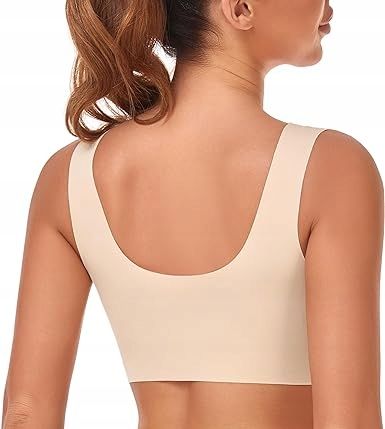 Biustonosz ultrawygodny z siateczką bezszwowy oddychający modelujący PushUp na Arena.pl