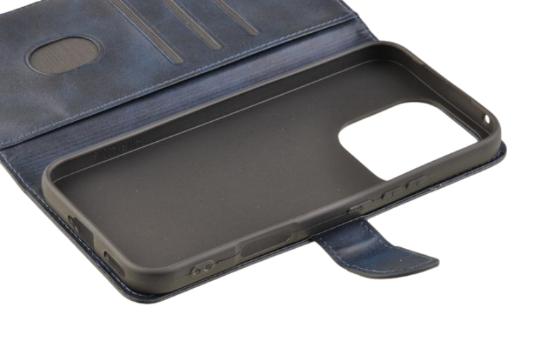 Etui portfel Wallet do Honor 400 Lite granatowy zdjęcie 5