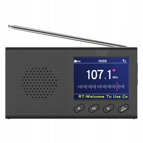 RADIO PRZENOŚNE LCD BLUETOOTH ZEGAR zdjęcie 1
