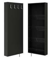 Szafa obrotowa SWIVBOX 4K4W CZARNA - szafka do przedpokoju