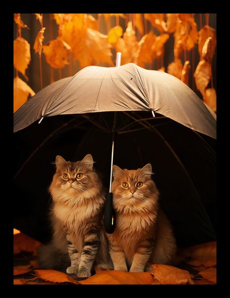 Plakat 15x20cm Jesienny Koci Schron zdjęcie 2