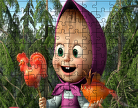Puzzle Masza i Niedźwiedź