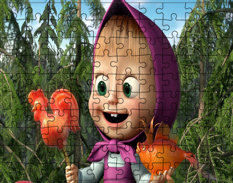 Puzzle Masza i Niedźwiedź zdjęcie 1