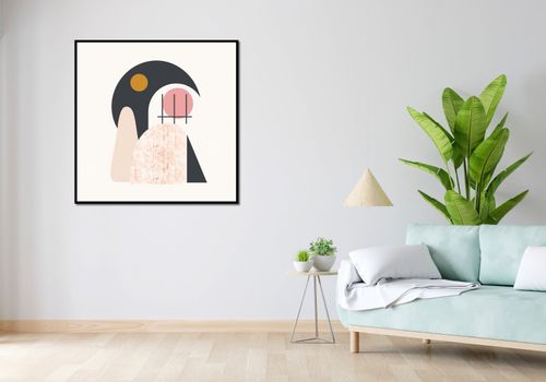 Plakat 100x100cm Zakres Widoku na Arena.pl