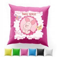 POSZEWKA Z NADRUKIEM BAWEŁNIANA 40x40CM - KUBUŚ PUCHATEK BAJKA WINNIE POOH