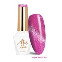 Lakier hybrydowy LED/UV Gel Polish Cat Eye Glacier Nr 254 MollyNails 8g