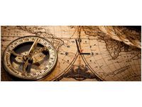 100X40CM ZEGAR MAPA ŚWIATA OBRAZ