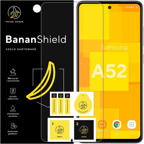 Szkło hartowane 9H BananShield do Samsung Galaxy A52 / A52s na Arena.pl