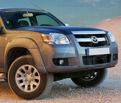 Mazda BT50 -Chromowane Listwy Grill Chrom Atrapy Zderzaka Tuning zdjęcie 4