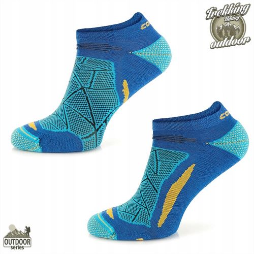 Wełniane skarpety trekkingowe sportowe stopki Comodo 70% merynosa na lato na Arena.pl