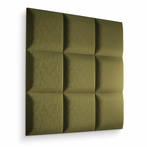 PANEL ŚCIENNY TAPICEROWANY KHAKI WEZGŁOWIE 3D 40cm x 40cm na Arena.pl