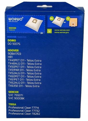 WORKI DO HOOVER TELIOS EXTRA H81 TX52ALG 12SZT na Arena.pl