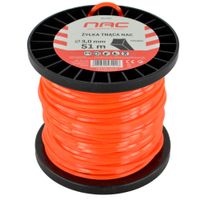 ŻYŁKA TNĄCA NAC DO KOS I PODKASZAREK ŚREDNICA 3 MM DŁUGOŚĆ 51 MB KWADRAT