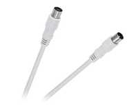 KPO2735F-15 Kabel TV - VIDEO bialy 15m