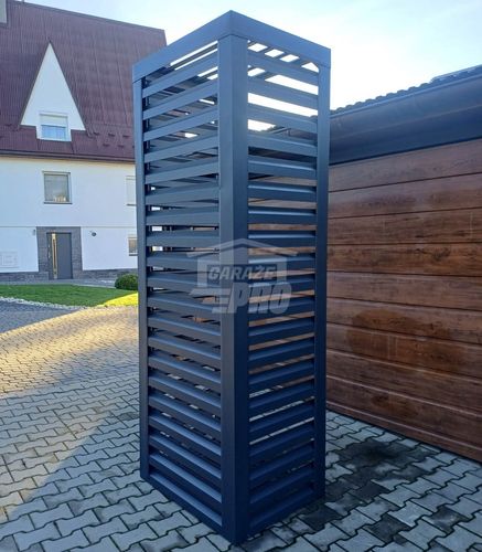 Osłona pompy ciepła 70x50x200 cm antracyt Zabudowa GP500 na Arena.pl