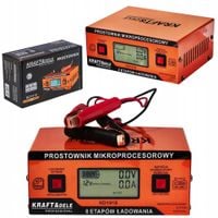 Prostownik mikroprocesorowy10 amp 12/24 v 3-150ah 4 tryby pracy KD1919