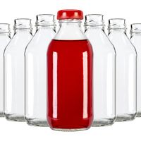 100x Butelka KUBUŚ 330 ml z zakrętką na soczek soki