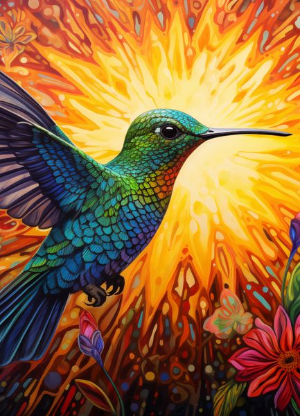 Plakat 20,5x28,4cm Koliber Barw zdjęcie 1