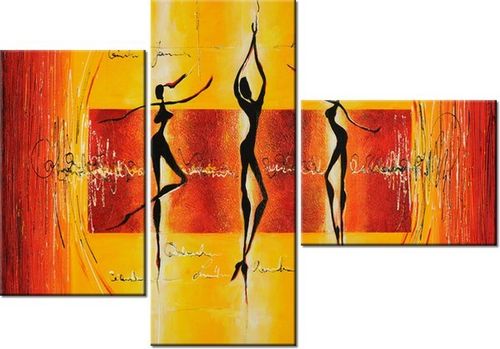 100CM 80 OBRAZ 3 ELEM TANIEC SŁOŃCU ŚCIENNY na Arena.pl